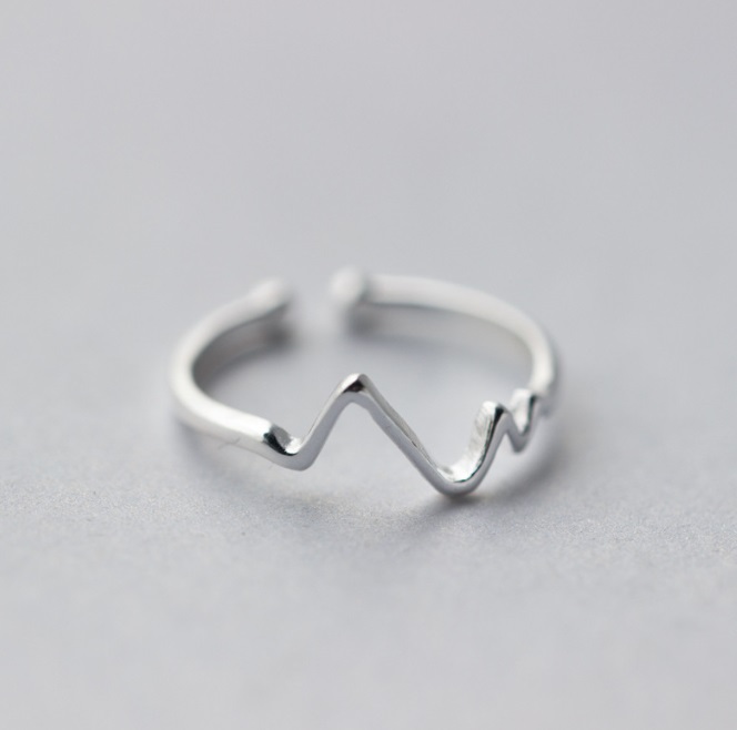 925 Sterling Silver Wave Ring